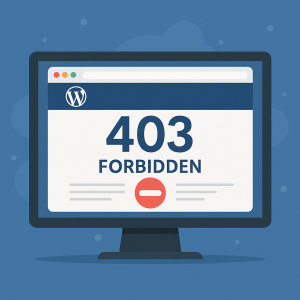 What to do when your wordpress website gets a 403 error
